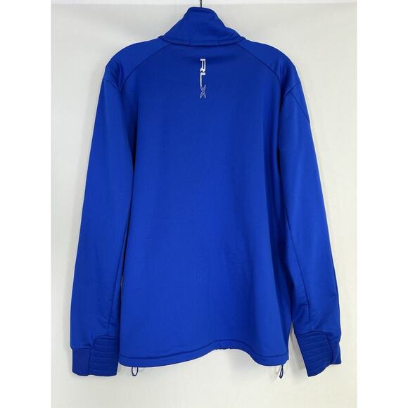 RLX Ralph Lauren Men’s Full Zip Jacket Blue Size L Athletic Fit Polyester - Picture 2 of 11